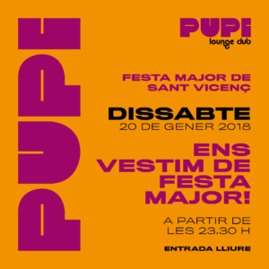 FESTA MAJOR DE SANT VICENÇ 2018